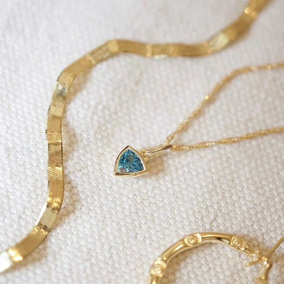 Stainless Steel Birthstone Necklace factory