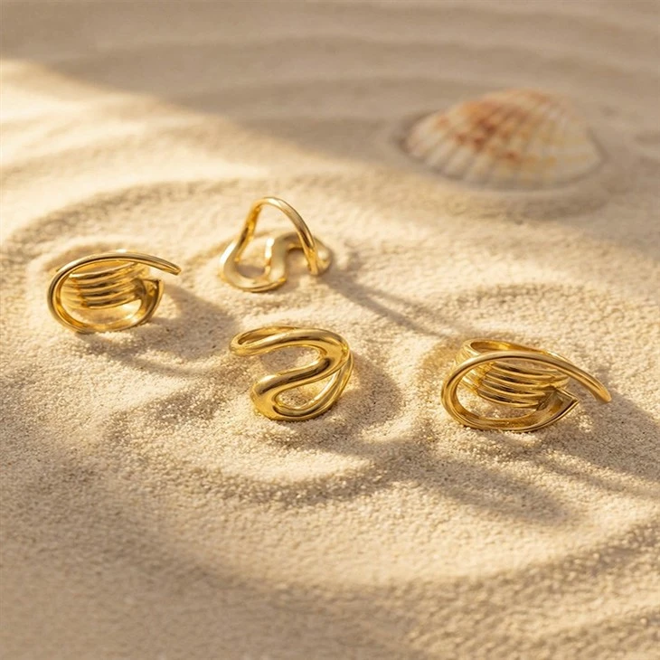 Geometric Coiled Rings best