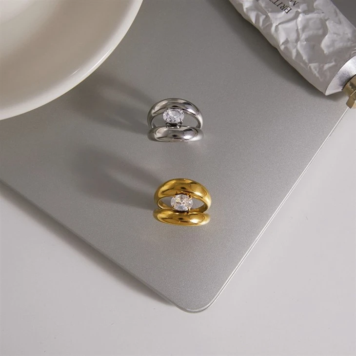 Minimal Double Layer Open Band manufacturers