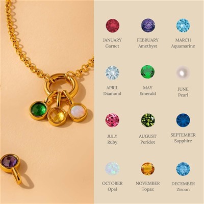 Колие с верижка Rolo с чар